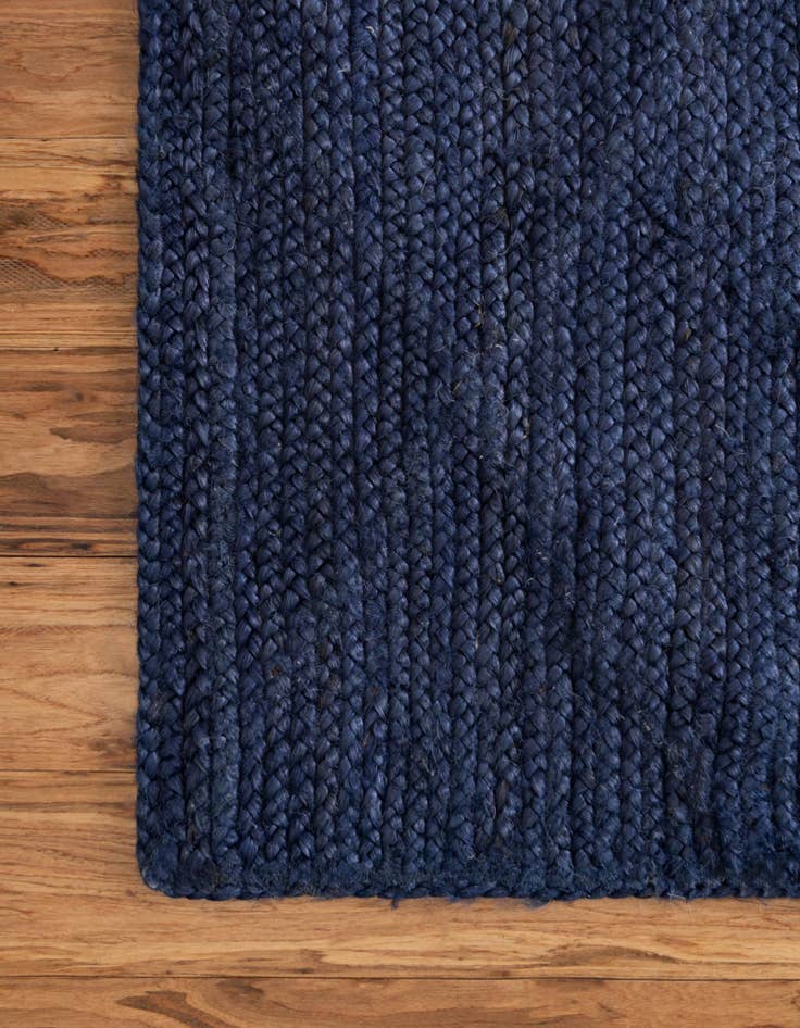 Detail image of 3' 3 x 5' 1  Hand Braided Jute Rug