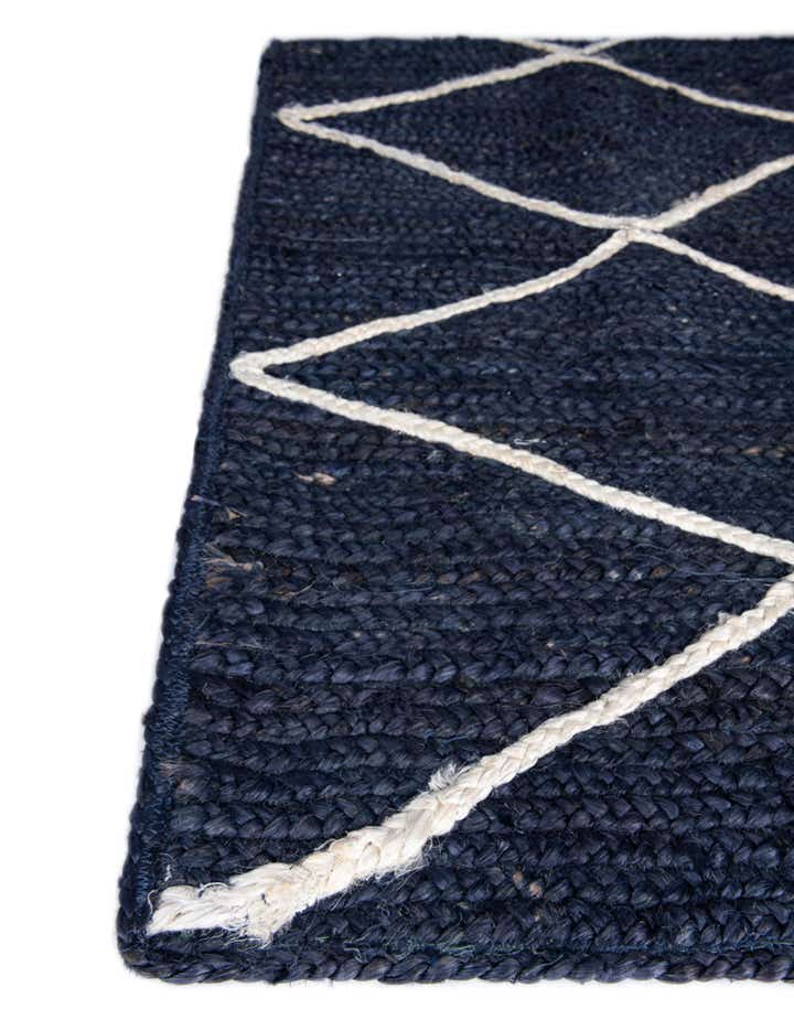 8' x 10' Handmade Braided Jute Rug