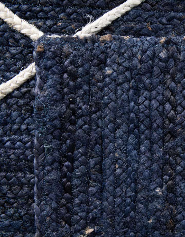 8' x 10' Handmade Braided Jute Rug