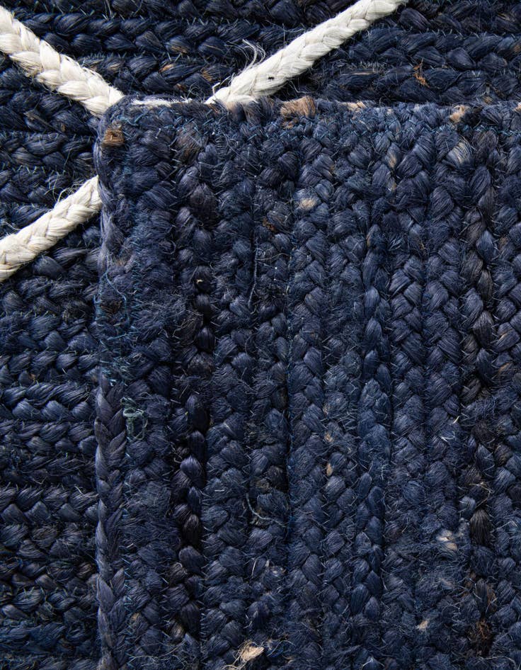Detail image of 8' x 10' Handmade Braided Jute Rug