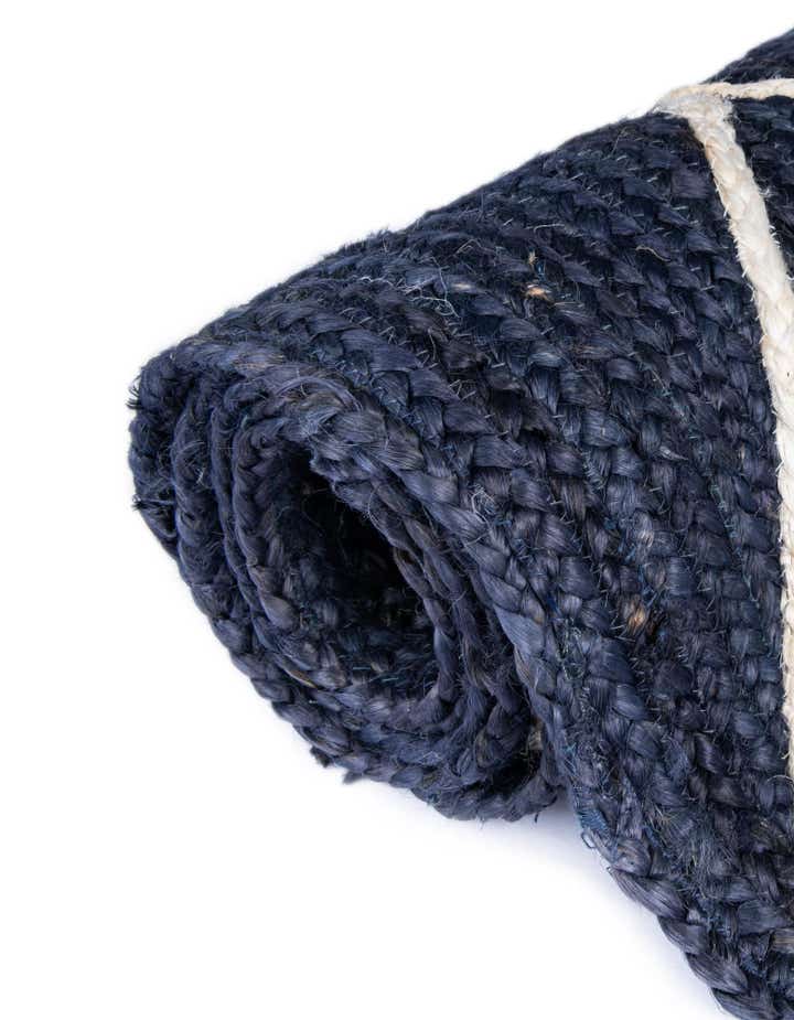 8' x 10' Handmade Braided Jute Rug
