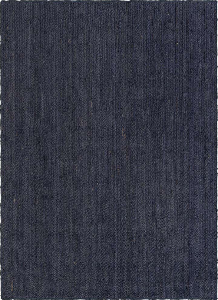 7' 1 x 10' Handmade Braided Jute Rug