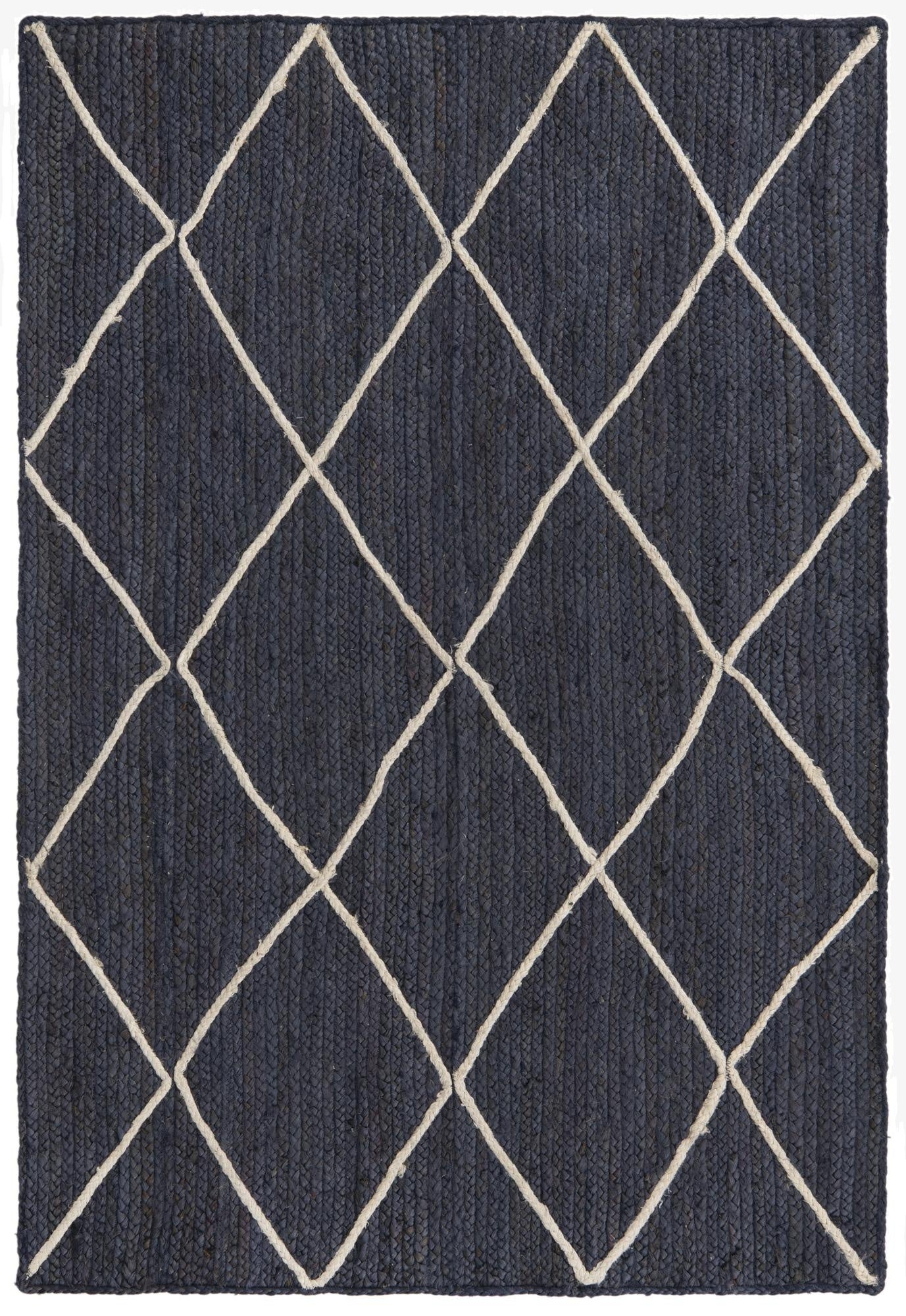 4' 1 x 6' 1  Hand Braided Jute Rug