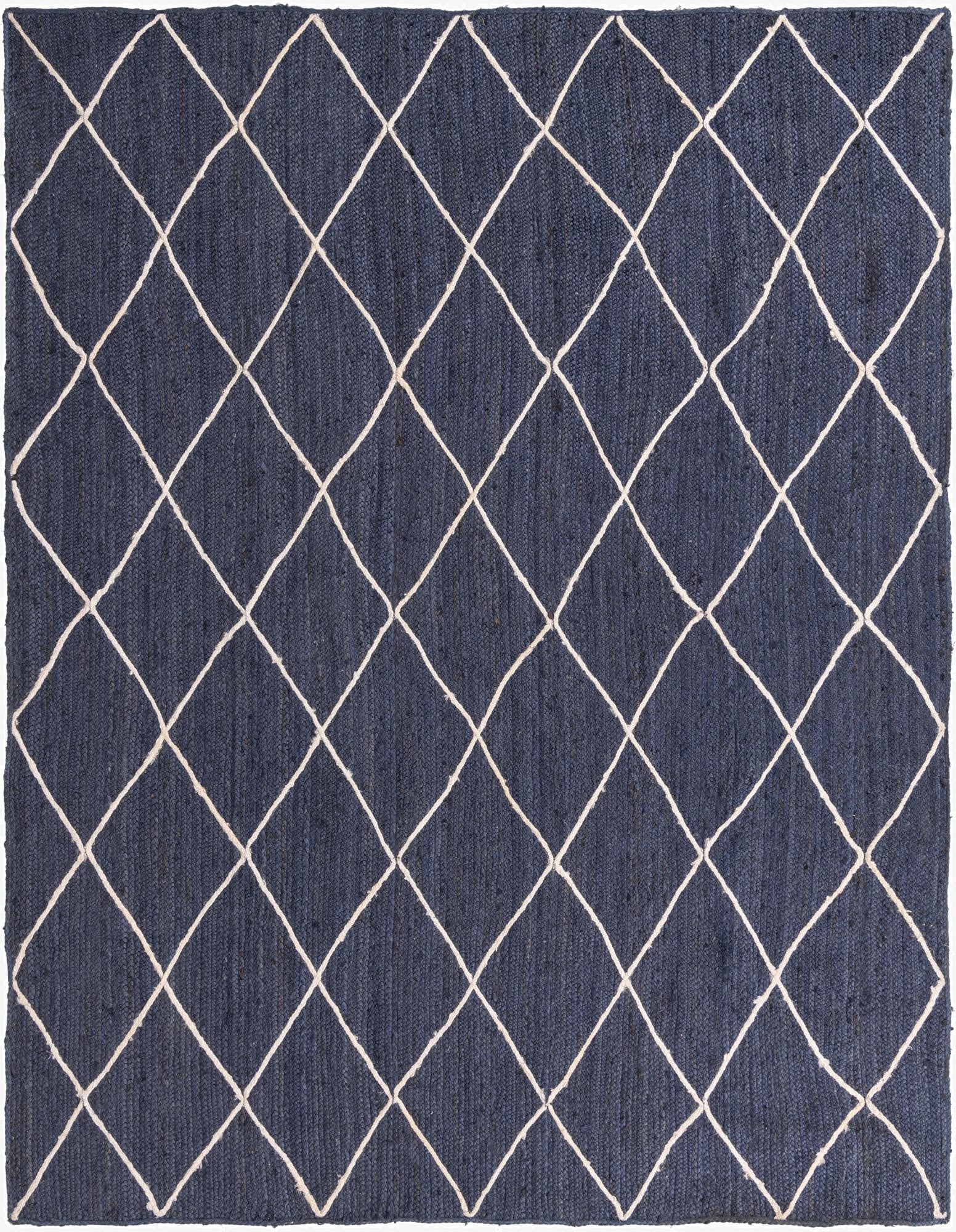 9' x 12' 2  Hand Braided Jute Rug