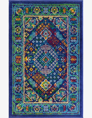 Navy Blue Calypso Rug