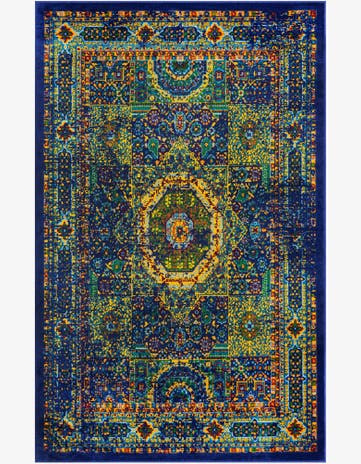 Navy Blue Calypso Rug