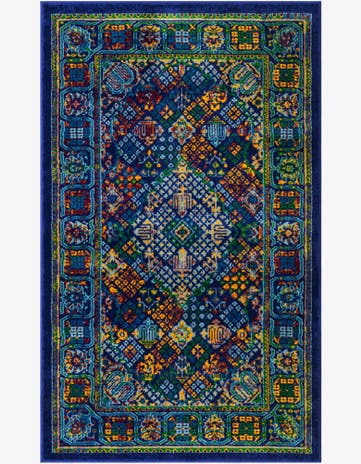 Navy Blue Calypso Rug