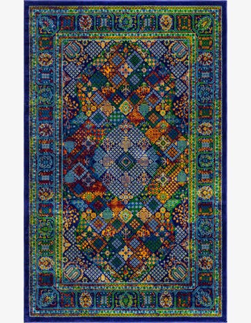 Navy Blue Calypso Rug
