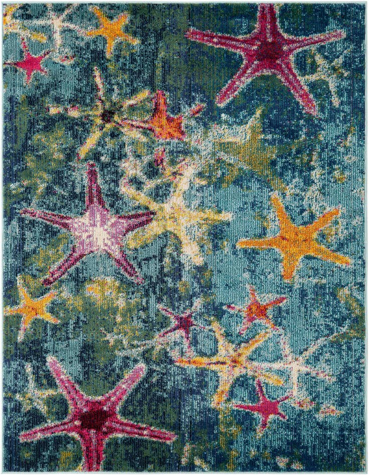 Detail image of 4' x 6' Washable Capri Rug