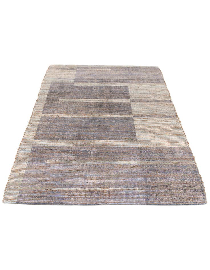 Detail image of 4' 1 x 6' Chenille Jute Rug