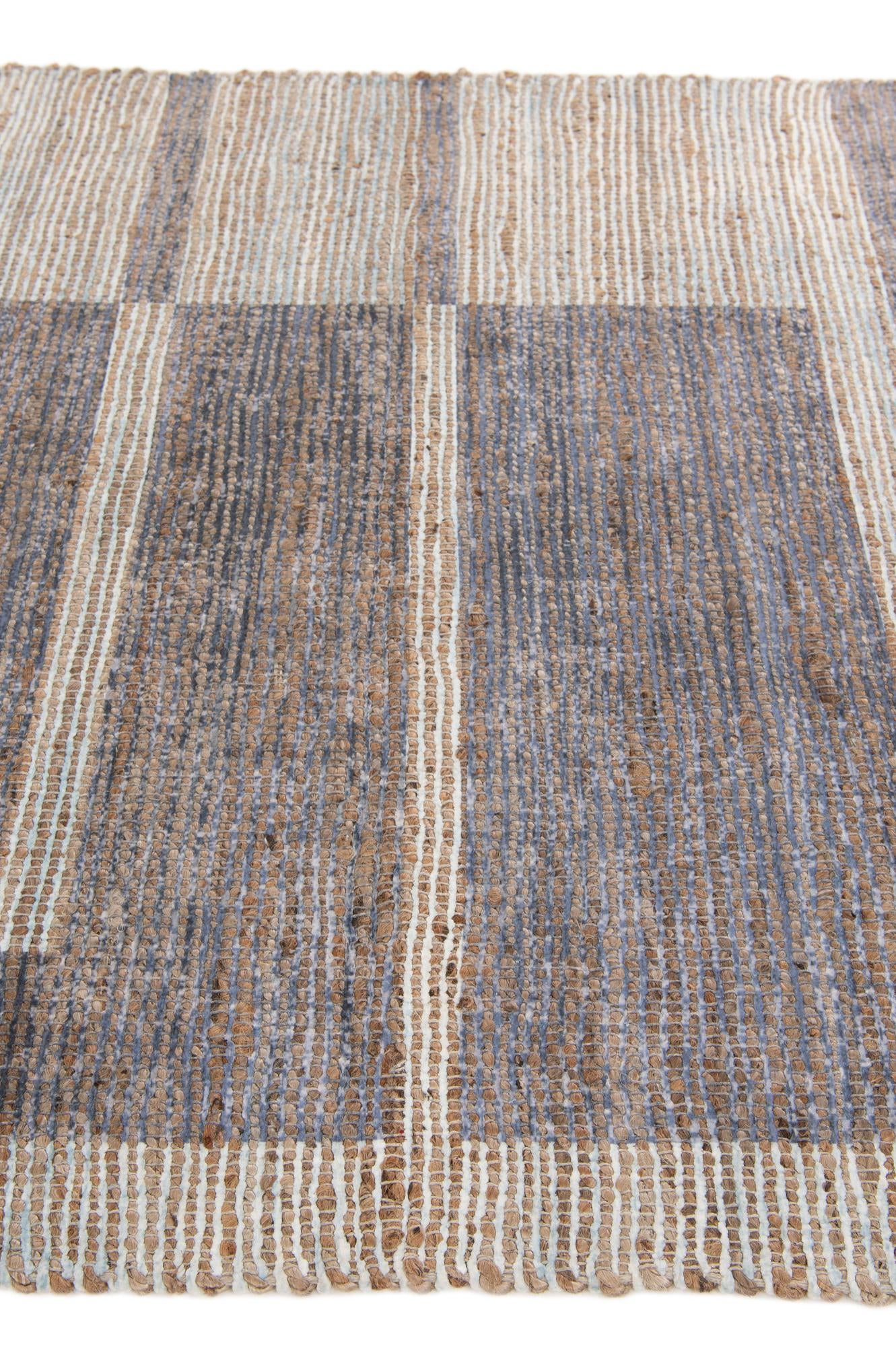 4' 1 x 6' Chenille Jute Rug