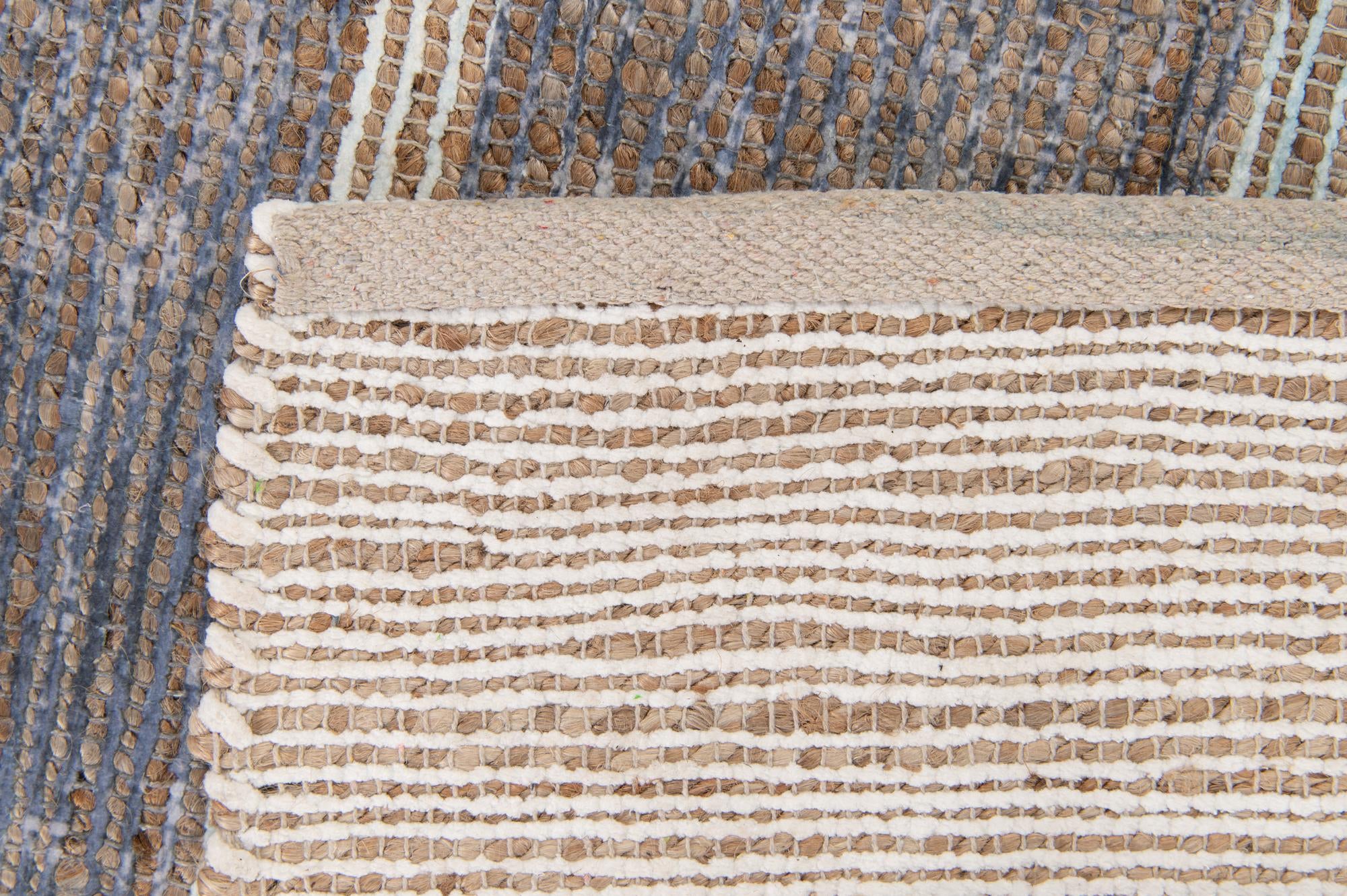 4' 1 x 6' Chenille Jute Rug