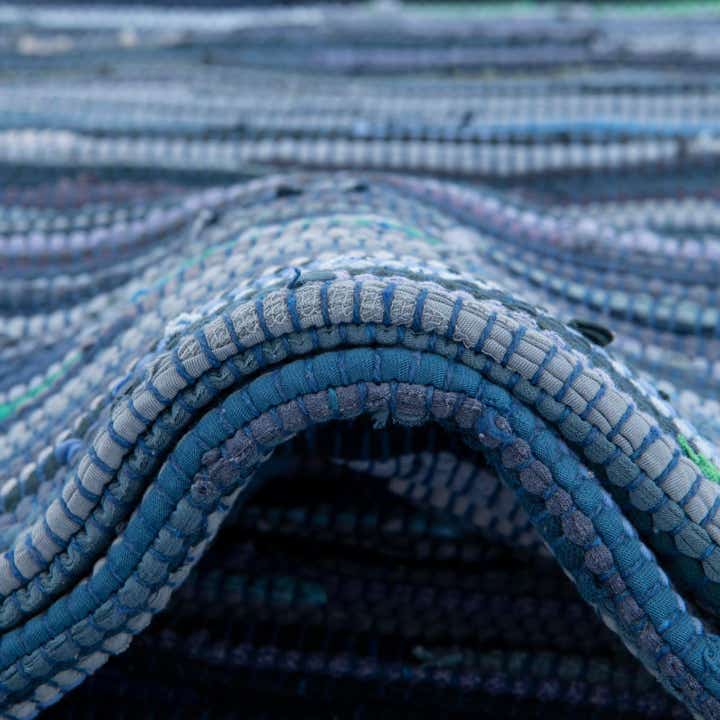 5' x 8' Hand Woven Chindi Cotton Rug