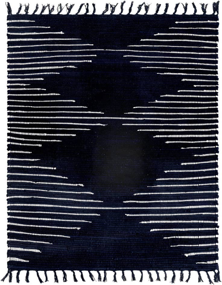 Detail image of 3' 3 x 5' 1 Hand Woven Chindi Cotton Rug