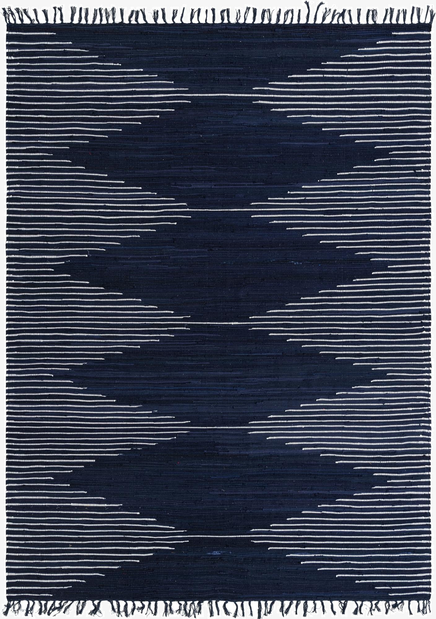 8' x 11'  Hand Woven Chindi Cotton Rug