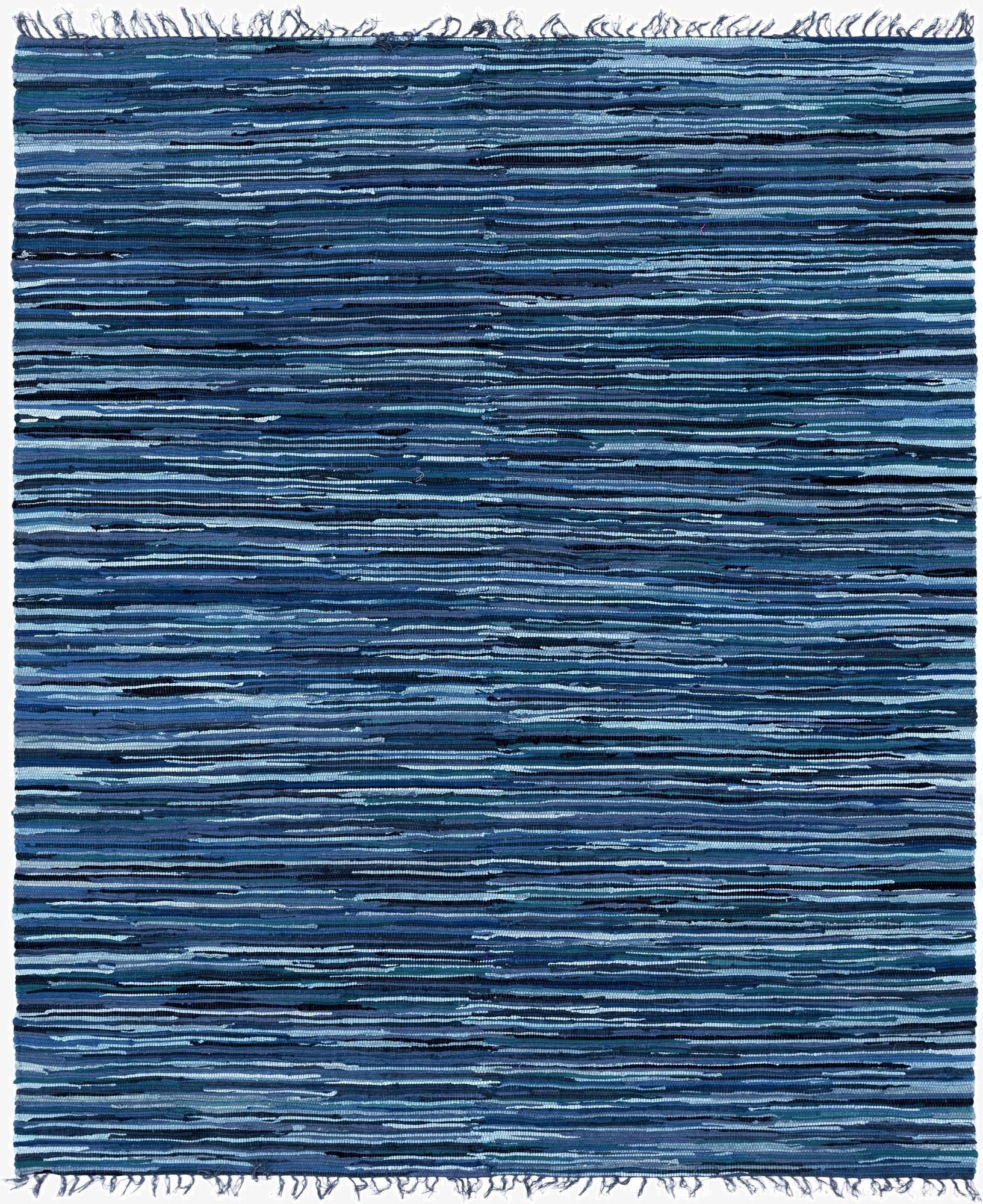 8' x 10'  Hand Woven Chindi Cotton Rug