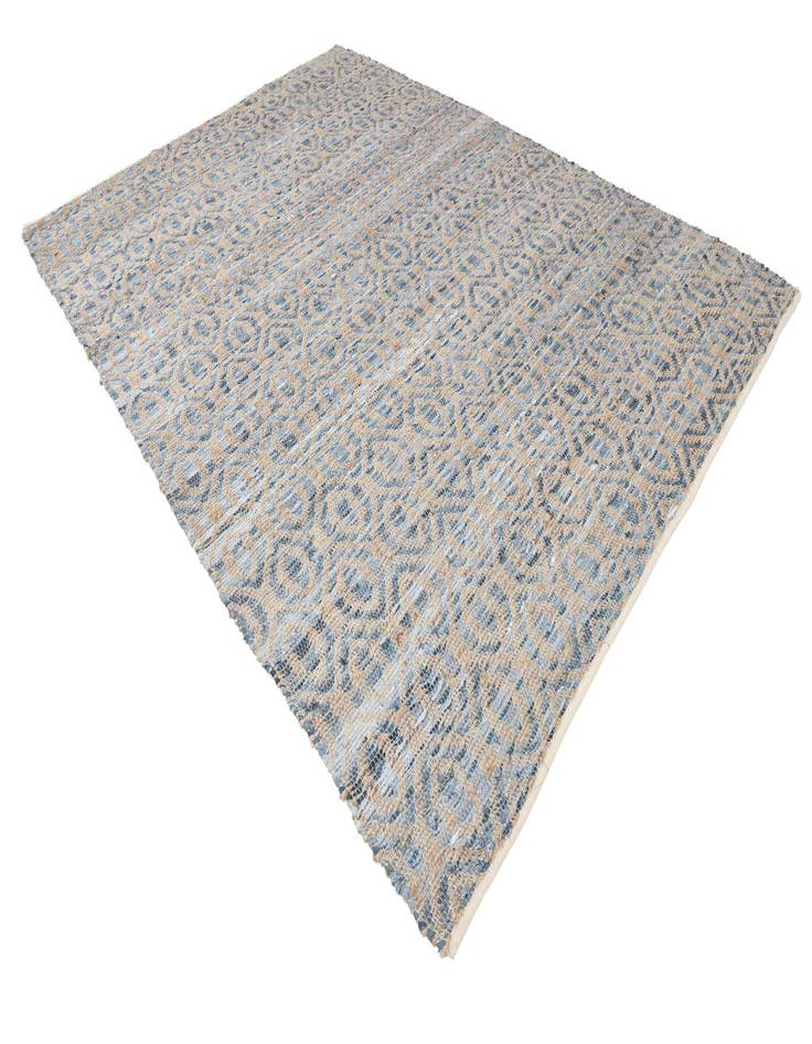 Detail image of 10' x 15'  Hand Woven Chindi Jute Rug