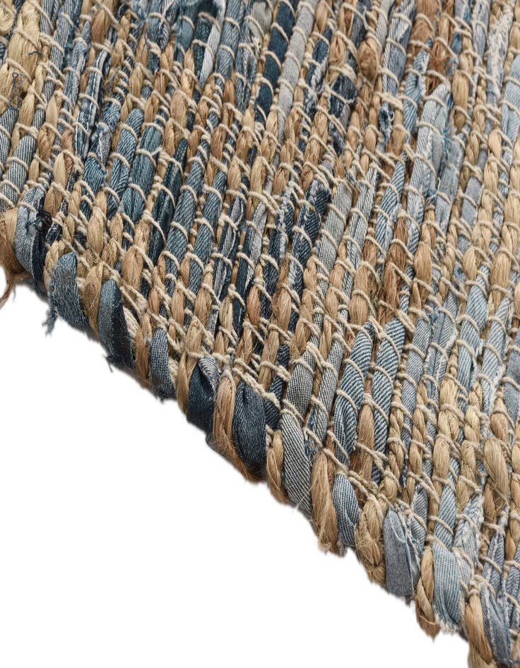 Detail image of 10' x 15'  Hand Woven Chindi Jute Rug