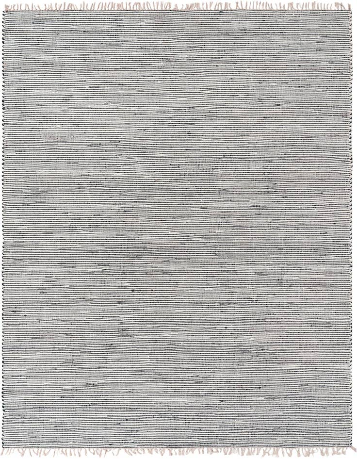 Detail image of 10' x 14' 1 Hand Woven Chindi Jute Rug