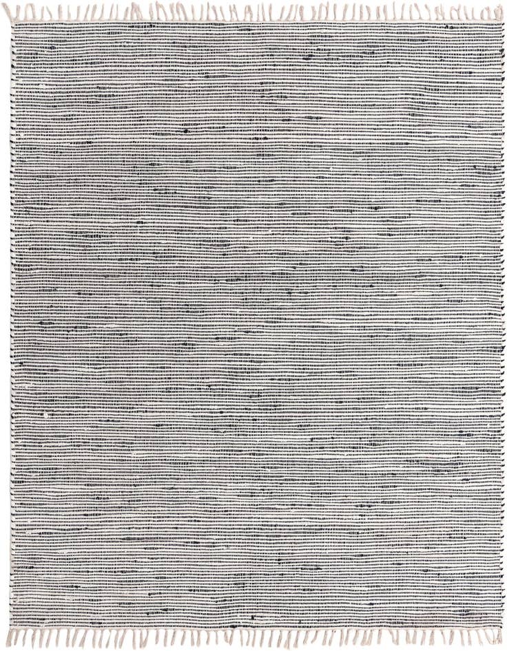 Detail image of 8' x 11' Hand Woven Chindi Jute Rug