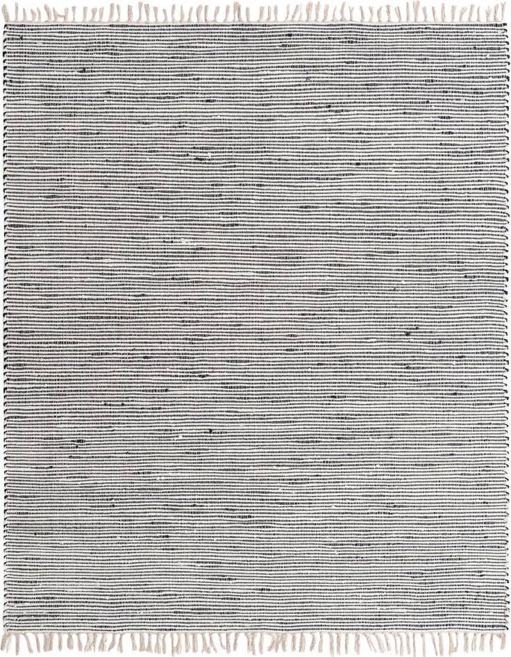 Detail image of 7' 1 x 10' Hand Woven Chindi Jute Rug