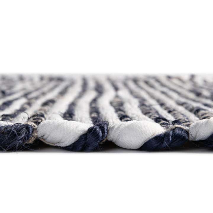 10' x 14' 1 Hand Woven Chindi Jute Rug