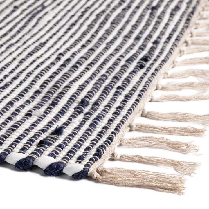 10' x 14' 1 Hand Woven Chindi Jute Rug