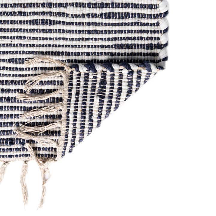 10' x 14' 1 Hand Woven Chindi Jute Rug