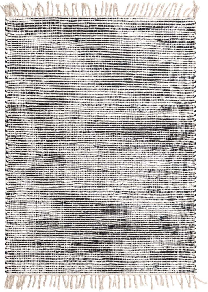 4' 1 x 6' 1 Hand Woven Chindi Jute Rug