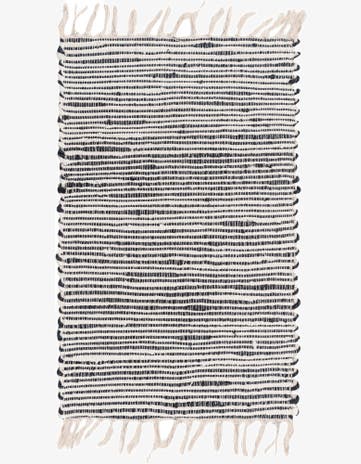 2' x 3' 1 Hand Woven Chindi Jute Rug