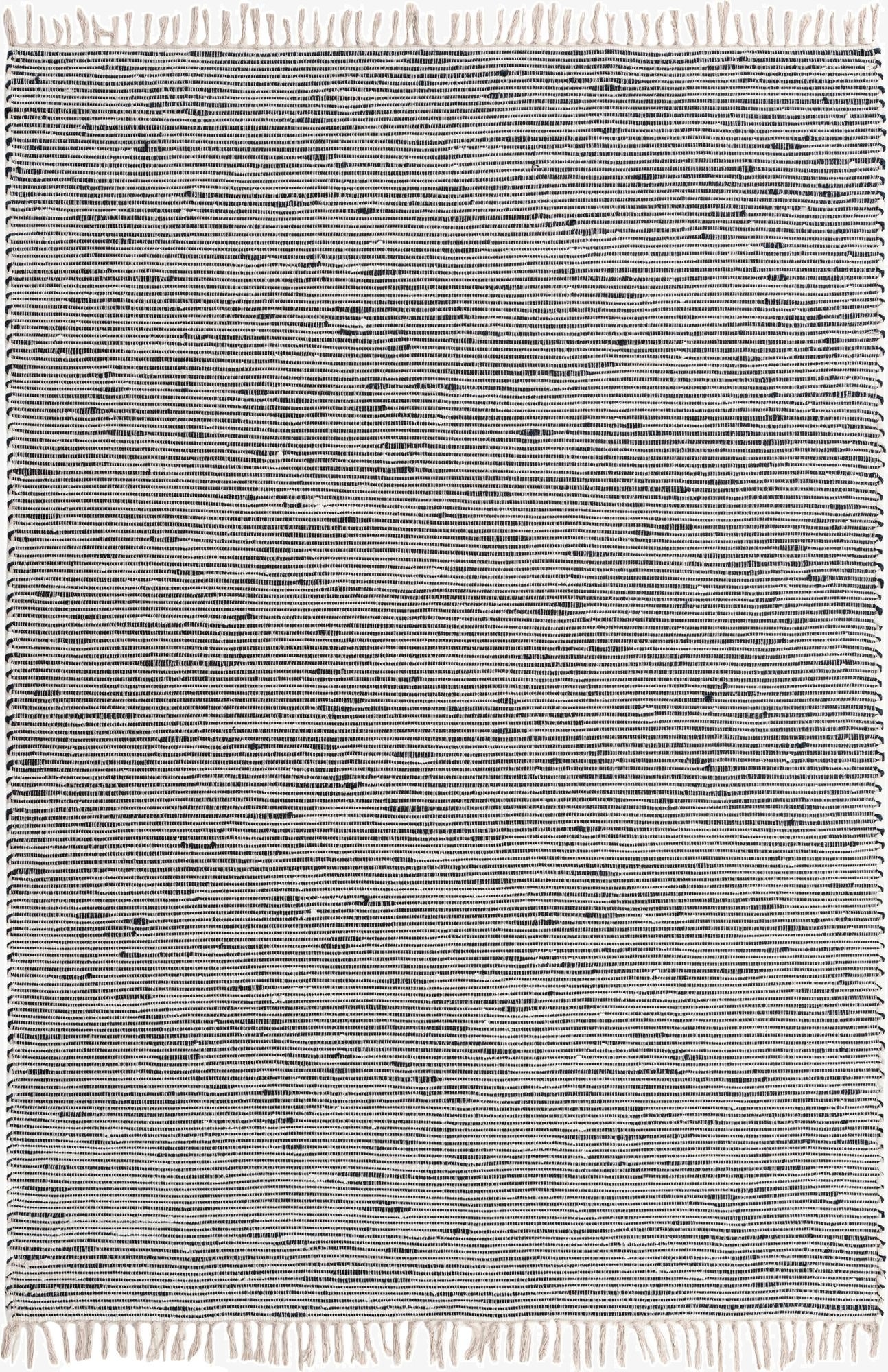 7' 1 x 10'  Hand Woven Chindi Jute Rug