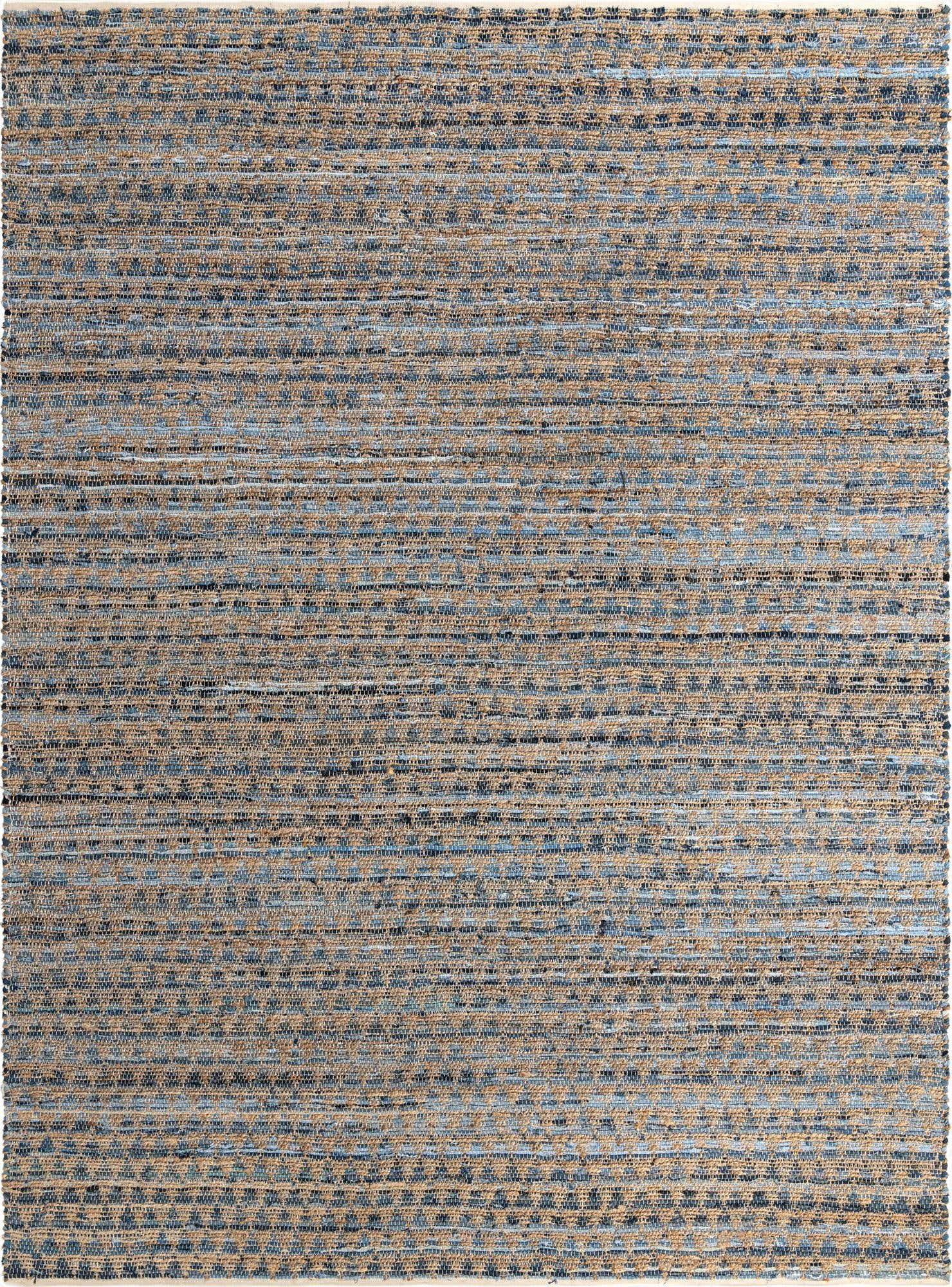 305cm x 430cm  Hand Woven Chindi Jute Alfombra