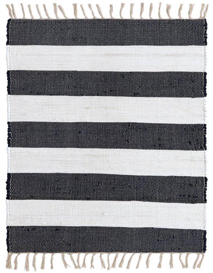 Detail image of 3' 1 x 5' 1 Hand Woven Chindi Rag Rug