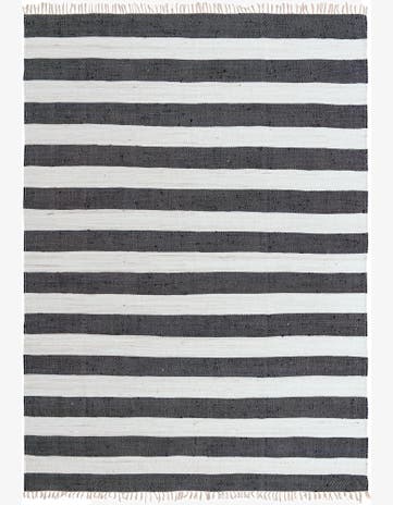 10' x 14' 1 Hand Woven Chindi Rag Rug