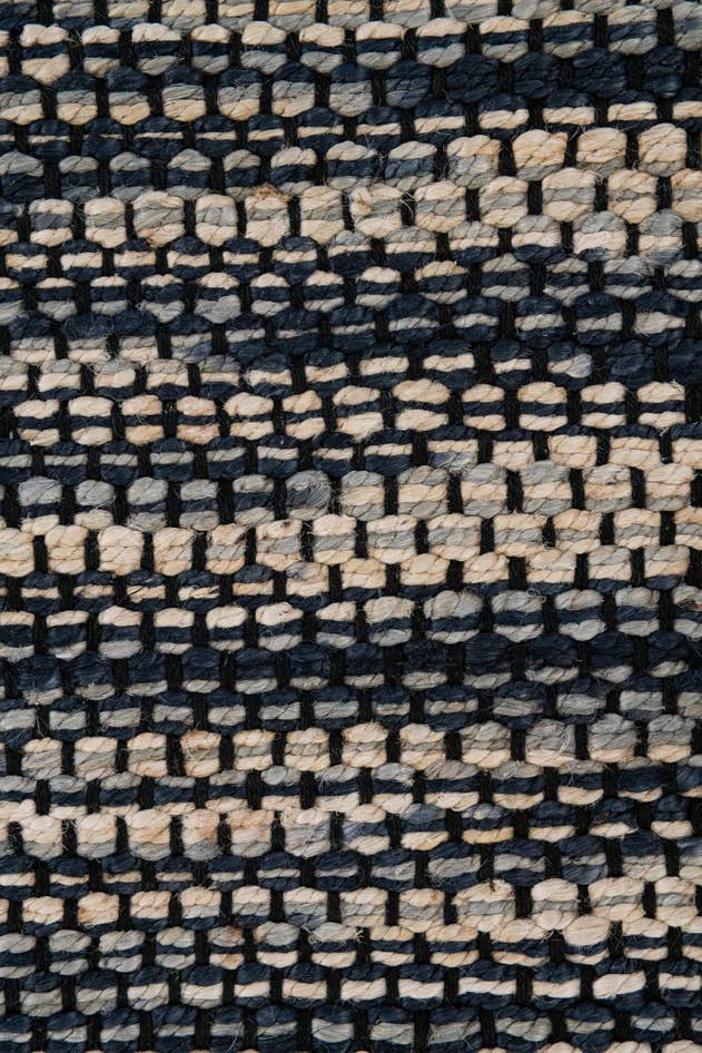Detail image of 2' 3 x 4' Hand Woven Chunky Jute Rug
