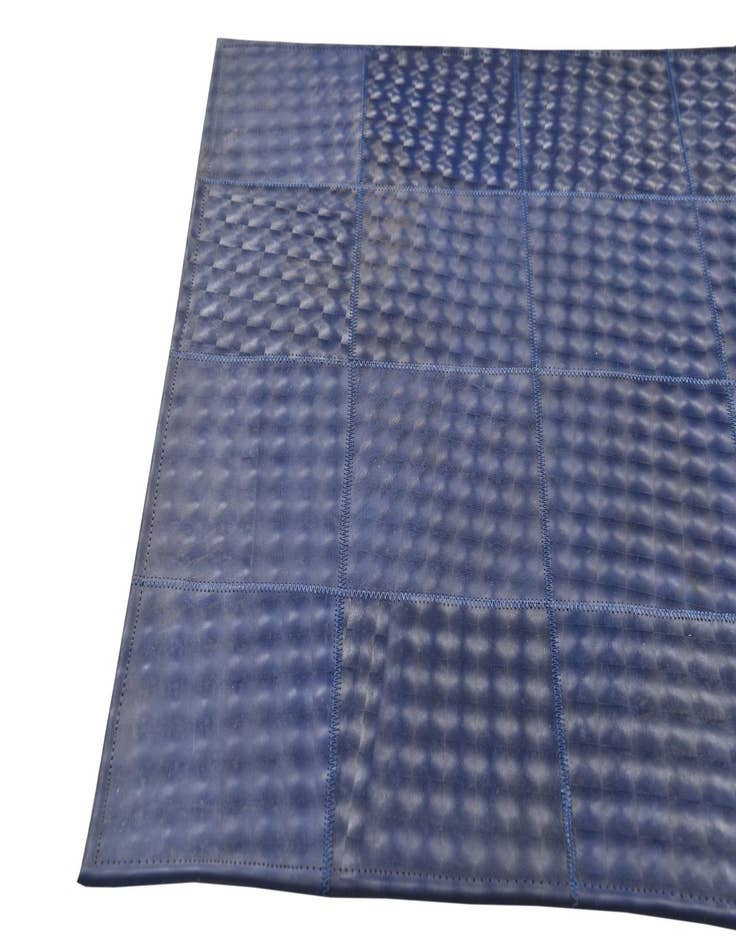 Detail image of 2' 1 x 3' 1 Cowhide Leather Rug