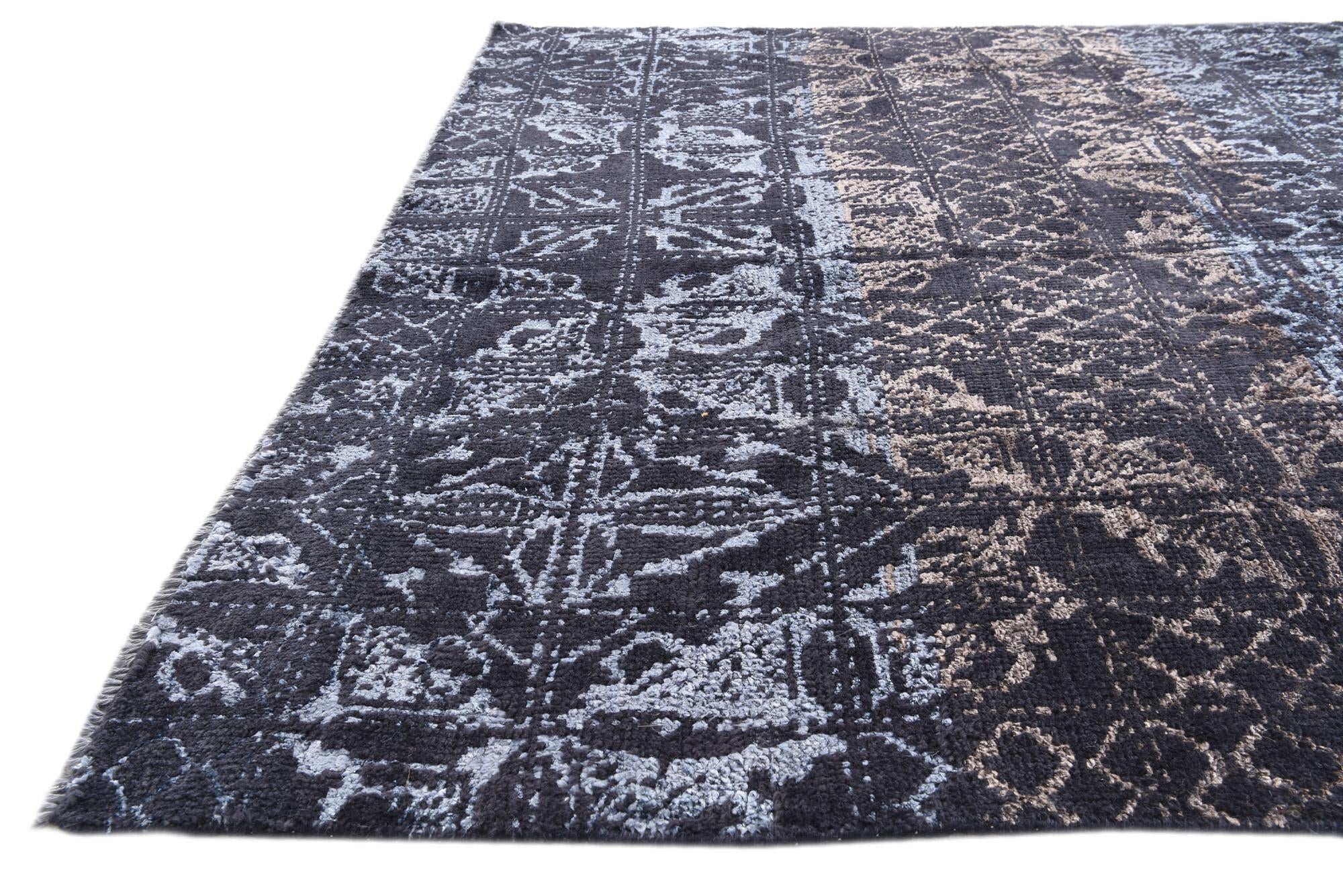 5' 1 x 8' 1 Hand Knotted Darya Rug