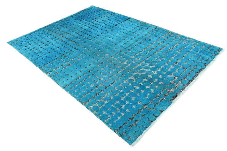 Detail image of 5' 2 x 8' Hand Knotted Darya Wool Rug