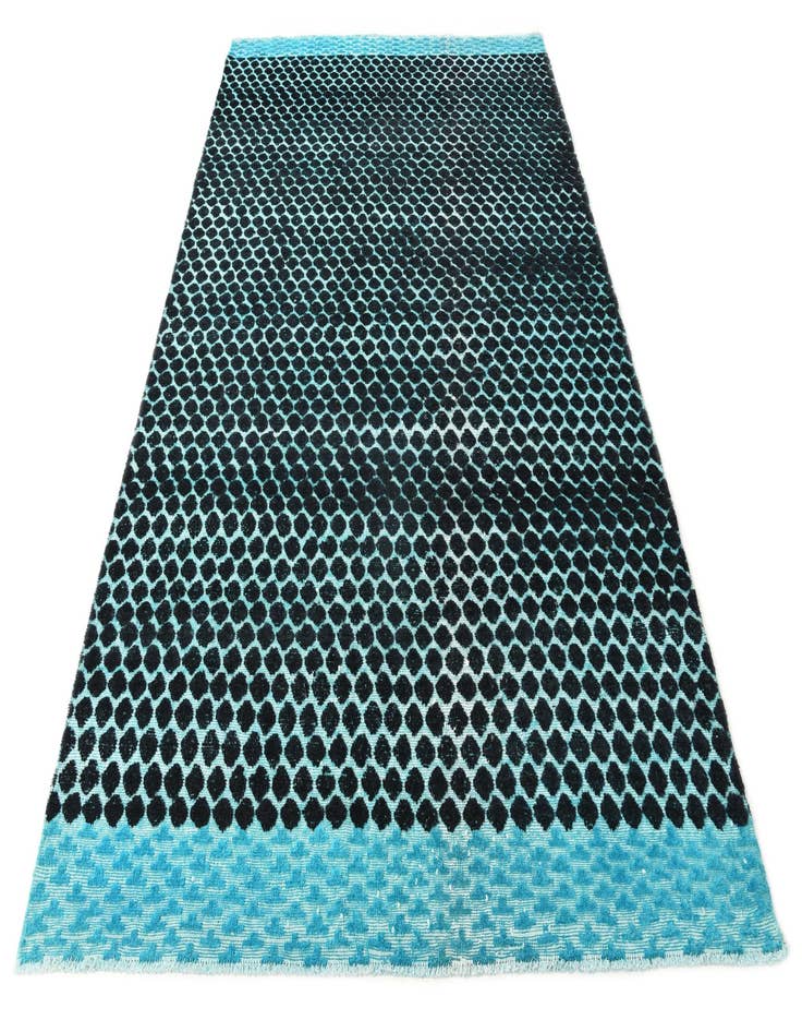 Detail image of 6' 6 x 10'  Hand Knotted Darya Wool Rug