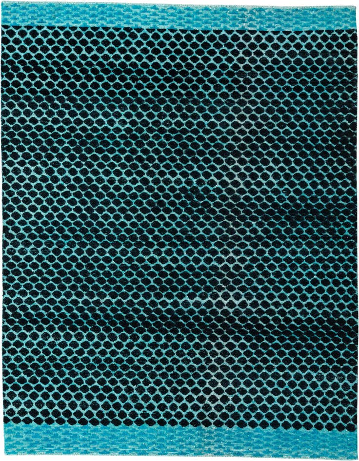 Detail image of 6' 6 x 10' Hand Knotted Darya Wool Rug