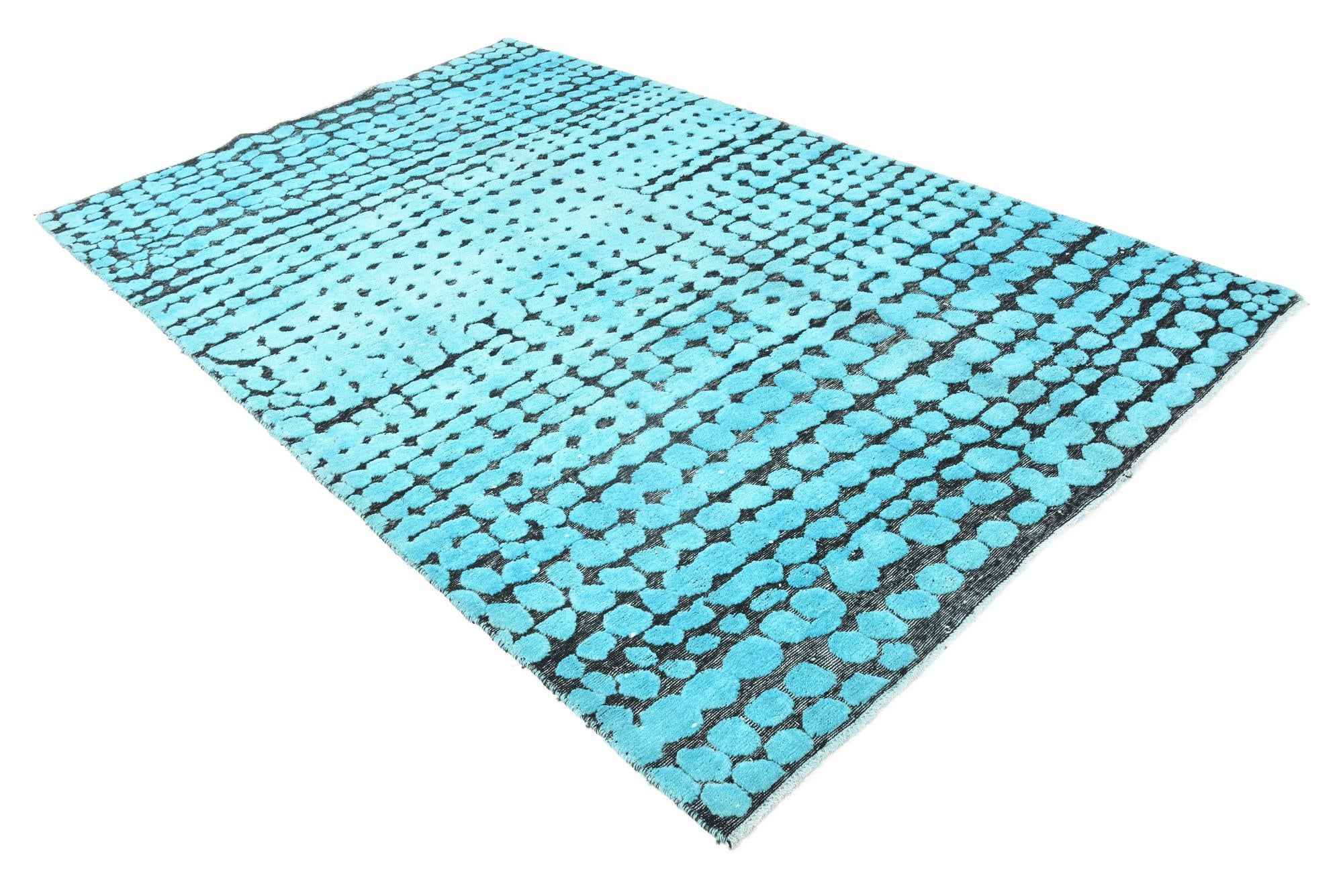 6' 6 x 10' 5 Hand Knotted Darya Wool Rug