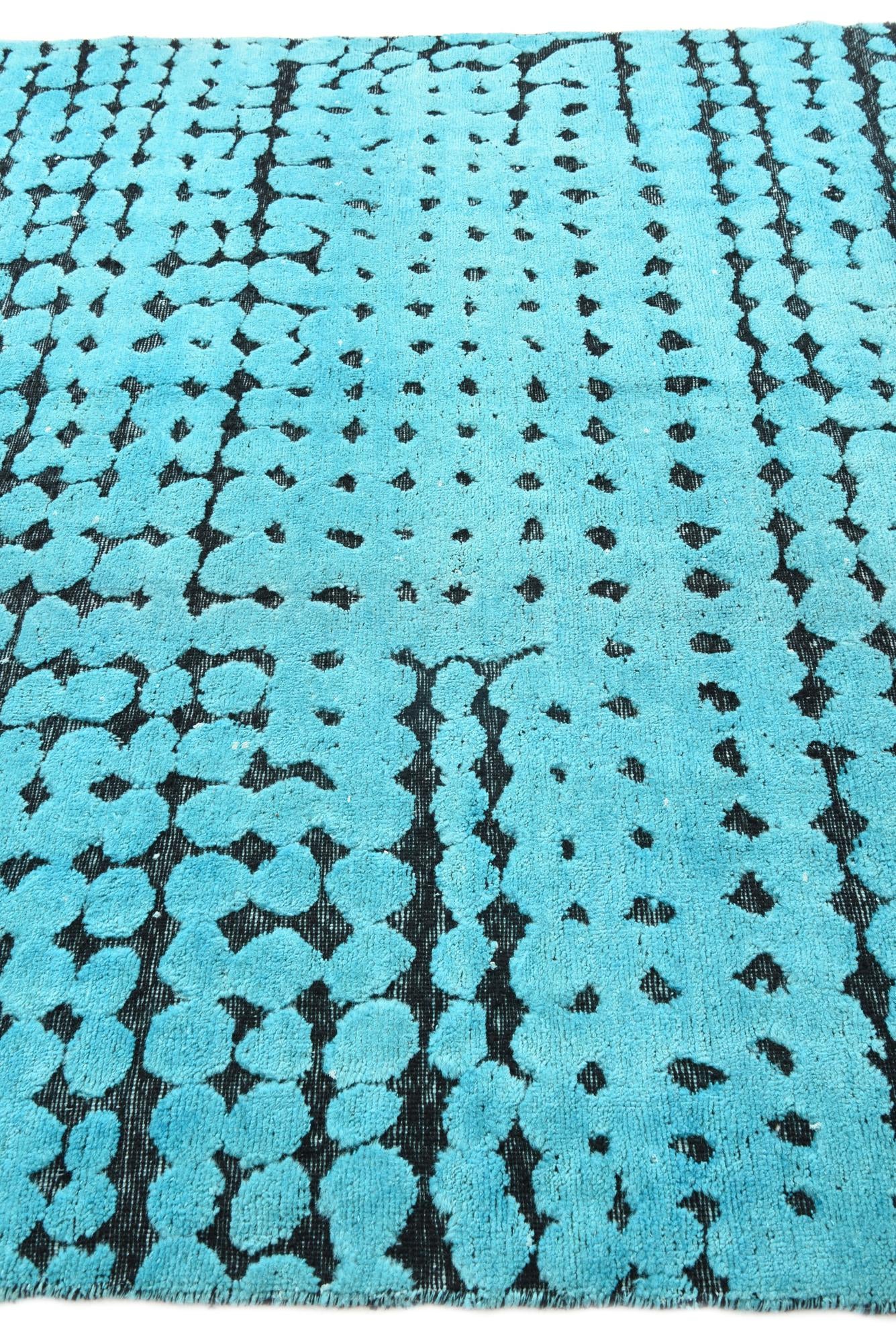 6' 6 x 10' 5 Hand Knotted Darya Wool Rug