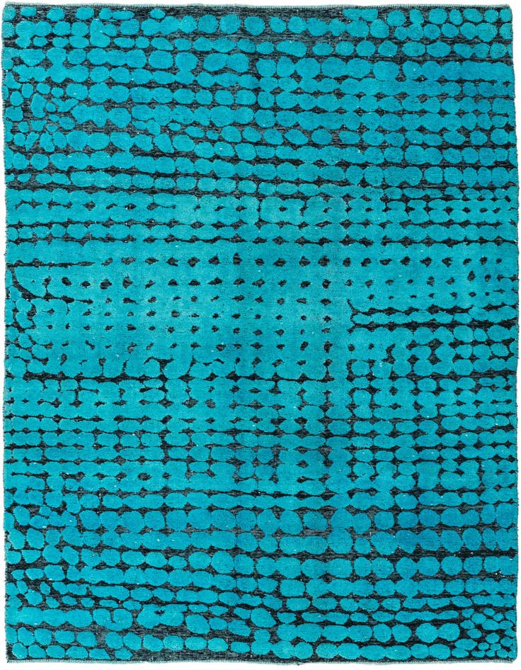 Detail image of 6' 6 x 10' 5 Hand Knotted Darya Wool Rug