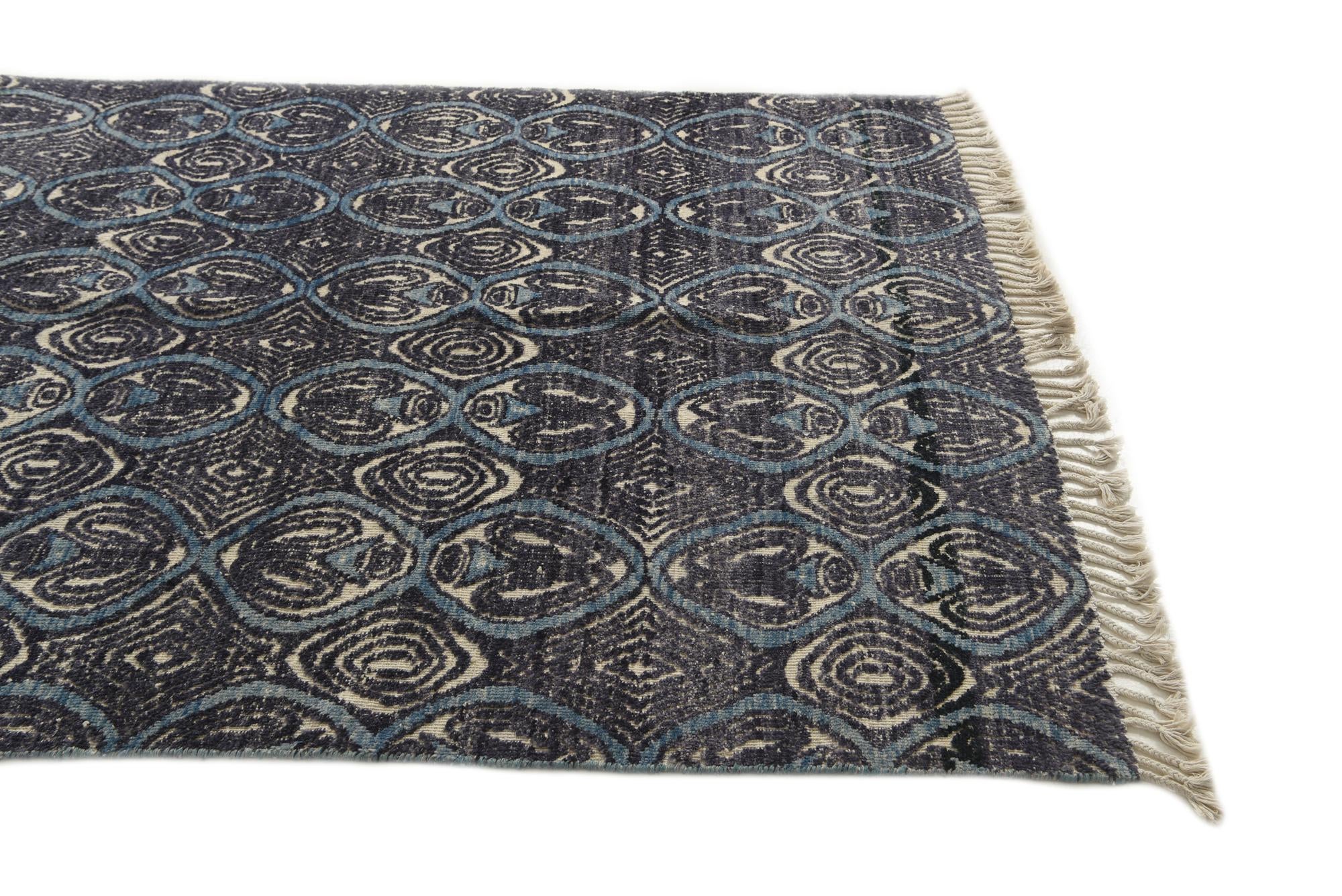 5' 8 x 7' 7 Hand Knotted Darya Wool Rug