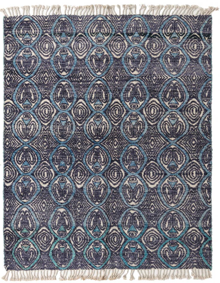 Detail image of 5' 8 x 7' 7 Hand Knotted Darya Wool Rug
