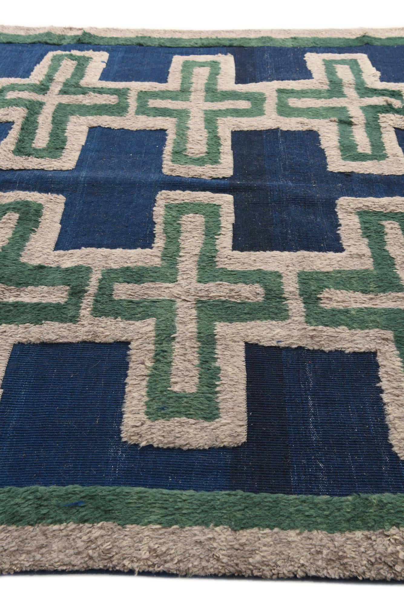 8' x 10' 6 Hand Knotted Darya Wool Rug