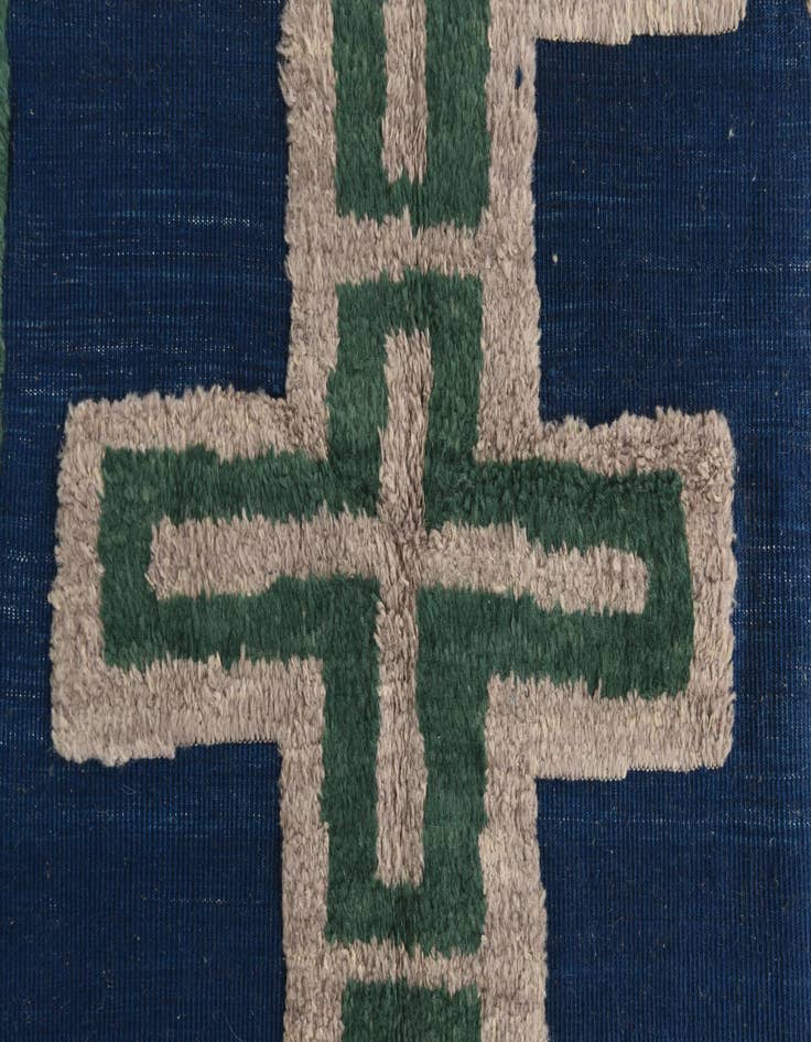 Detail image of 8' x 10' 6  Hand Knotted Darya Wool Rug