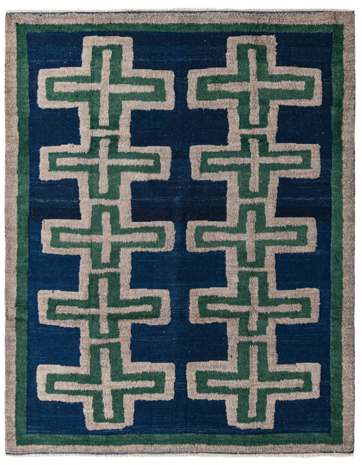 Detail image of 8' x 10' 6 Hand Knotted Darya Wool Rug