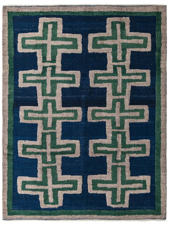 Detail image of 8' x 10' 6 Hand Knotted Darya Wool Rug