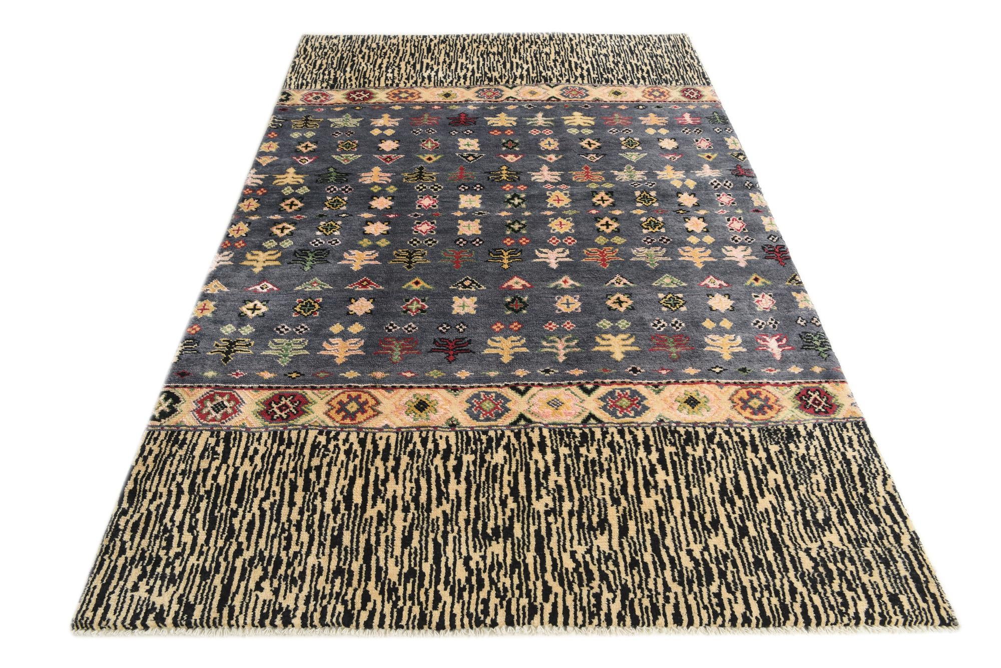 5' 4 x 8' 5 Hand Knotted Darya Rug